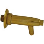 Fer - robinet de distribution a' bouton poussoir en laiton pour fontaines raccord 1 / 2' mobilier de ...