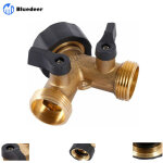 Robinet double machine a laver, r�partiteur raccord robinet tuyau d'arrosage en y 2 voies pour tuyaux ...