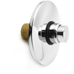 Mcm - robinet de douche a' bouton - poussoir temporise' encastrable 1 / 2 en laiton chrome'