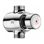 Delabie - robinet temporis  poser en applique pour douche mm 20 - 27
