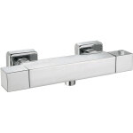 Robinet de douche thermostatique mlangeur k2o chillout relax 26, 2x6, 3x7, 1 cm mural 2 boutons finition ...