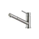 Robinet douchette inox massif louise ? hauteur sous bec 120mm ? bec droit mono - jet ? d�bit 9. 13 l ...
