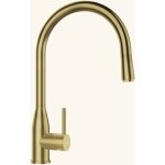 Schock ? robinet mitigeur de cuisine dor� ? douchette extractible mono jet ? hauteur sous bec 214mm ? ...