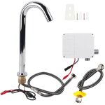 Robinet d'eau  capteur d'induction automatique  filetage g1 / 2 pouces, robinet froid simple infrarouge ...