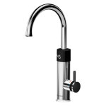 Robinet lectrique ?hauffe - eau instantan 3200w, rotatif  360, robinet de cuisine en acier inoxydable ...