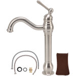 Jeffergarden - robinet d'vier bross cuivre rtro mitigeur industriel robinet de lavabo de salle de ...