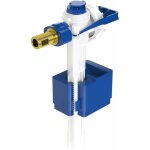 Robinet flotteur r�servoir wc encastr� wiza xf, alimentation 3 / 8  lat�rale