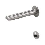 Robinet infrarouge - robinet de lavabo mural automatique, alimentation depuis pile de 6v, mat inox slu ...