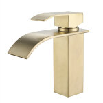 Robinet lavabo cascade moderne robinet mitigeur pour salle de bain cuisine eau chaude et froide rglable ...