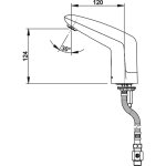 Robinet lavabo �lectronique � d�tection automatique volta