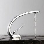 Ensoleille - robinet lavabo mitigeur vasque cascade à monotrou robinetterie à monocommande de col mélangeur ... Ensoleille - robinet lavabo mitigeur vasque cascade à monotrou robinetterie à monocommande de col mélangeur ...
