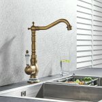 Zamery - robinet lavabo retro dore poignée unique robinetterie de lavabo robinet salle bain, poignée ... Zamery - robinet lavabo retro dore poignée unique robinetterie de lavabo robinet salle bain, poignée ...