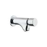 Robinet de lavabo temporis avec commande par bouton - poussoir antiblocage srie moderne idral 08500f ...