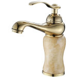 Robinet de lavabo vintage robinet mitigeur d'�vier de cuisine robinet chaud et froid en pierre de topaze ...