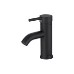 Robinet lave - mains noir mat - mitigeur eau chaude / eau froide - noir