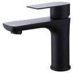 Robinet de lave - mains robinet lave - mains noir mat mitigeur eau chaude / eau froide - noir