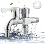 Robinet de machine � laver, robinet � double sortie, robinet � double sortie, robinet de jardin, robinet ...