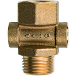 Robinet manomtre  bouton poussoir - male - femelle 15x21