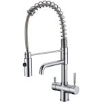 Robinet mitigeur en inox - 3 voies flexible douchette milano Robinet mitigeur en inox - 3 voies flexible douchette milano