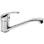 Robinet mitigeur pour evier de cuisine a bec mobile en laiton chrome