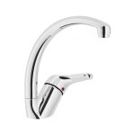 Nobili - m�langeur monocommande pour �vier en laiton chrom� hera