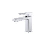 Robinet mitigeur lavabo carr - chrom - cube