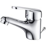 Robinet mitigeur lavabo avec tirette de vidage robinet salle de bain monotrou robinetterie vasque mitigeur ...