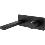 Robinet mitigeur mural � encastrer 9908b - noir - livr� avec corps d'encastrement - bernstein