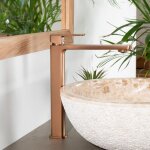 Robinet mitigeur pour vasque louga cuivr bross