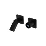 Esip - robinet noir de salle de bain avec affichage numrique led, robinet lavabo mural pliable  180 ...