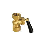 Robinet porte - manom�tre � d�compression - femelle femelle 1 / 4  (8 / 13) - sferaco