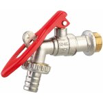 Robinet puisage chrome cadenassable 1 / 4tour m�le 1 / 2 nez 3 / 4