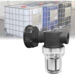 Robinet raccord cuve 1000 l, articulation de tuyau de jardin pour collecteurs d'eau de pluie avec fonction ...