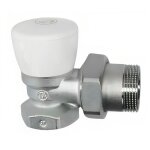 Giacomini ? robinet radiateur �querre � visser tube fer simple r�glage 33x42 ? temp�rature 5 - 110 �c ...