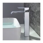 Ubeegol - robinet salle de bain cascade mitigeur de lavabo bec haut robinetterie lavabo en acier inox ...