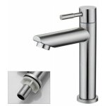 Robinet salle bain eau froide uniquement robinet lavabo surface chrom� en cuivre durable robinetterie ...