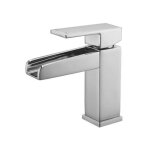 Pro et discount - robinet salle de bain mitigeur de lavabo bec cascade chromé vidage complet Pro et discount - robinet salle de bain mitigeur de lavabo bec cascade chromé vidage complet
