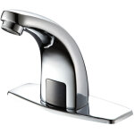 Robinet sans contact automatique infrarouge capteur robinetterie lave main de lavabo de cuisine et salle ...