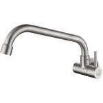 Tonchean - robinet simple froid mural tendu vadrouille piscine balcon lavabo vadrouille piscine tte ...