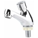 Robinet temporisé lave main lavabo robinet chromé fermeture automatique robinet d'économie d'eau robinet ... Robinet temporisé lave main lavabo robinet chromé fermeture automatique robinet d'économie d'eau robinet ...