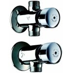 Robinet d urinoir temporis tempostop mural querre mm 1 2 delabie 778000