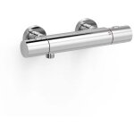 Tres - robinet thermostatique mural over - wall pour douchesans accessoires chrome 19016401