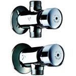 Robinet d urinoir temporis� tempostop mural �querre mm 1 2 delabie 778000