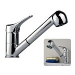 Robinetterie cuisine mitigeur a douchette chromé robinet extensible Robinetterie cuisine mitigeur a douchette chromé robinet extensible