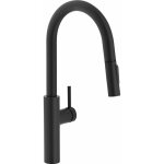Franke - robinetterie - mitigeur d'vier fn 5968. 901 avec douchette extractible, noir mat 115. 0575. ...