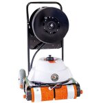 Robot de piscine lectrique hexagone viking mp3 l avec radiocommande et chariot