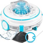 Kesser - robot de piscine, nettoyeur de piscine batterie aqua - 9000 avec sac de transport, pour piscines ...