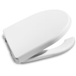 Roca - abattant double thermodur antibactrien avec lunette anti - contact pour wc