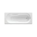 Roca baignoire rectangulaire polo 170x70cm avec dossier, accoudoirs, poignes sculptes,  poser, pieds ...