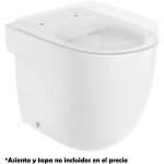 Roca - cuvette compacte murale sans rebord avec double sortie pour meridian